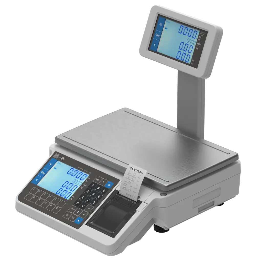 Bilancia elettronica professionale a colonna